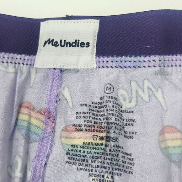 NEW MeUndies Pride Boxers Underwear Mens Size Medium - Picture 3 of 4